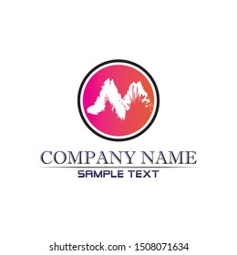 Letter M vector icons such logos
