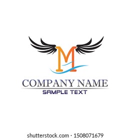 Letter M vector icons such logos
