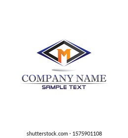 Letter M vector icons such logos
