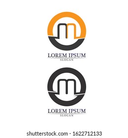Letter M vector icons such logos
