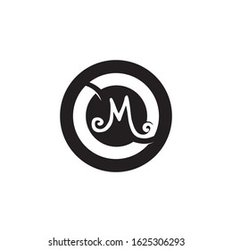 Letter M vector icons such logos

