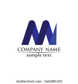 Buchstaben M Vektorsymbole wie Logo-Design 
