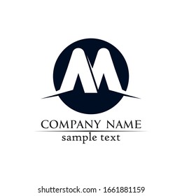 Letter M vector icons such logo design 
