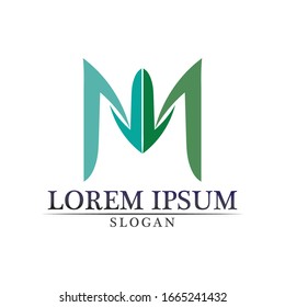 Letter M vector icons such logos design
