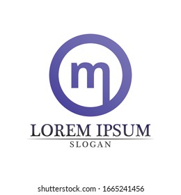 Letter M vector icons such logos design
