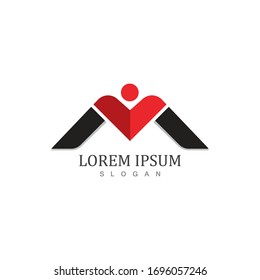Iconos vectoriales de letra M tales como logotipos