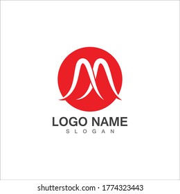 Buchstaben-M-Vektorsymbole wie Logos