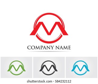 Letter M vector icons such logos