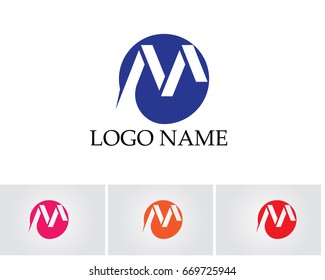 Letter M vector icons such logos
