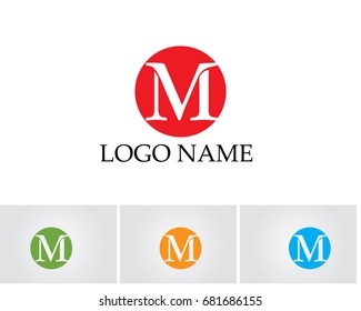 Letter M vector icons such logos
