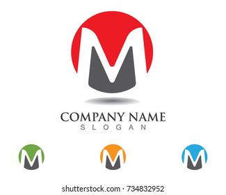 Letter M vector icons such logos
