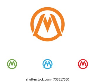 Letter M vector icons such logos
