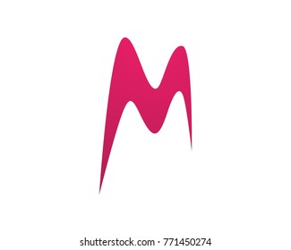 Letter M vector icons such logos template