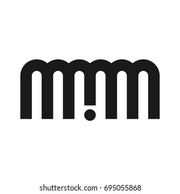 letter i and m vector logo