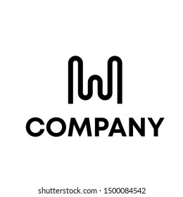 letter M vector logo template