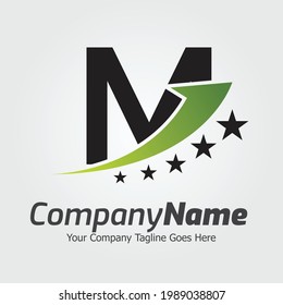 Letter M vector logo template, Colorful Letter M logo, Financial Company Logo, Financial Institute Advisors Logo Design Template Vector Icon