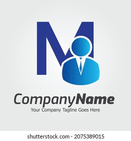 Letter M vector logo template, Colorful Letter M logo, Financial Company Logo, Financial Institute Advisors Logo Design Template Vector Icon