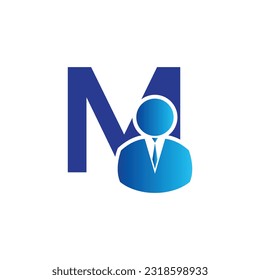 Buchstabe M, Vorlage für das Vektorlogo, Logo für farbige Buchstaben M, Logo für Finanzunternehmen, Empfehlungen für Finanzinstitute Logo-Design-Vorlage Vektorsymbol
