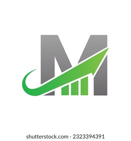 Letter M vector logo template, Colorful Letter M logo, Financial Company Logo, Financial Institute Advisors Logo Design Template Vector Icon