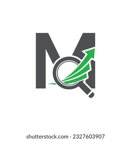 Letter M vector logo template, Colorful Letter M logo, Financial Company Logo, Financial Institute Advisors Logo Design Template Vector Icon