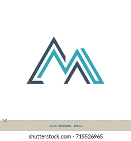 Letter M vector Logo Template Illustration Design. Vector EPS 10.