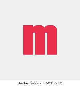 Letter M vector, logo. Useful as branding symbol, corporate identity, alphabet element, app icon, clip art and illustration.
