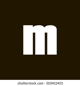 Letter M vector, logo. Useful as branding symbol, corporate identity, alphabet element, app icon, clip art and illustration.
