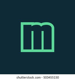 Letter M vector, logo. Useful as branding symbol, corporate identity, alphabet element, app icon, clip art and illustration.