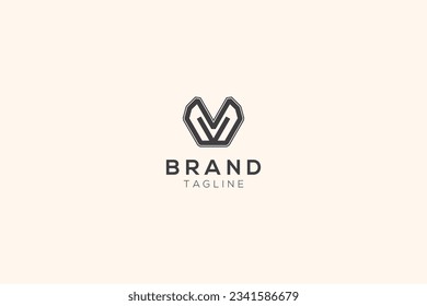 letter m vector template design logo