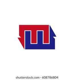 letter m and w and logo