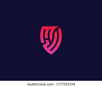 Letter M W logo design. creative minimal monochrome monogram symbol. Universal elegant vector emblem. Premium business logotype. Graphic alphabet symbol for corporate identity