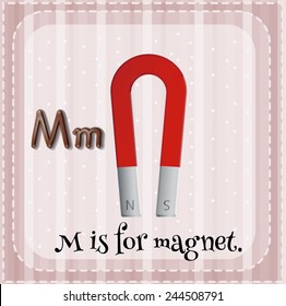 Ein Buchstabe M, der für Magnet steht