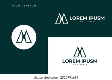Letter M and X are modern, clean, minimalist logo designs best for tech companies and dressmakers. Vector illustration Eps 10 element design.