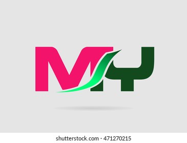 Letter M and Y logo vector
