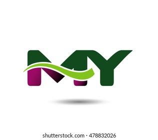 Letter M and Y monogram logo
