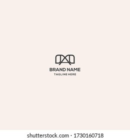 Letter MA Abstract logo template design in Vector illustration 