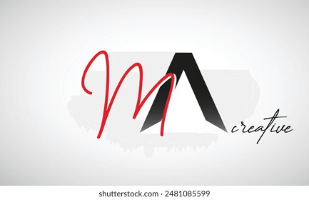 Letter MA Creative Clean Logo Design