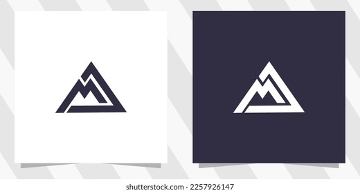 letter ma am logo design