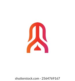 Letter MA Logo Design. MA Initial Icon