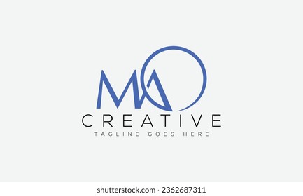 Letter MA Logo Design Vorlage Vektorgrafik.