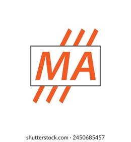 logo de MA. MA. MA Ilustración vectorial de diseño de logotipo para empresa creativa, negocio, industria
