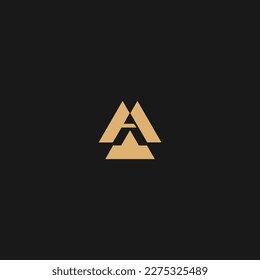 Letter MA logo icon design template elements, MA initial concept
