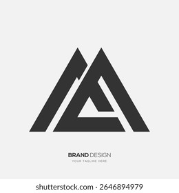 
letter Am or Ma monogram abstract logo