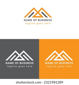 Letter MAA logo design for a company and a business, typographic logo design, font logotype, Business logo design for a brand identity