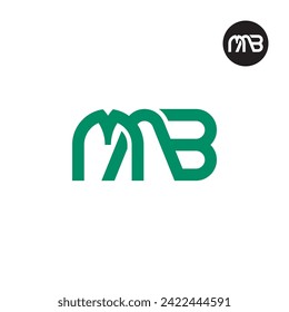 Diseño de logotipo de monograma de carta MAB