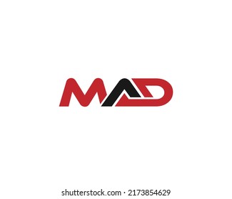 Letter MAD Modern Logo Icon Design Concept Vector illustration.