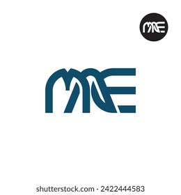 Letter MAE Monogram Logo Design