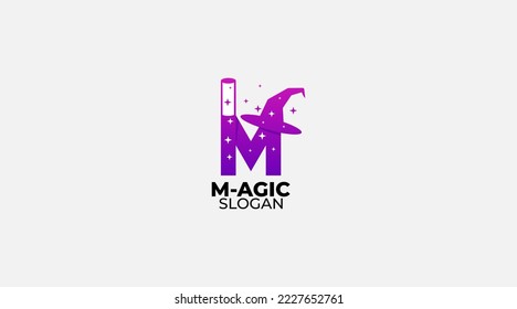 Letter Magic hat logo design inspiration