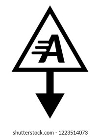 letter A and map pin. logo concept. Designed for your web site design, logo, app, UI