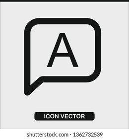 letter A and map pointer